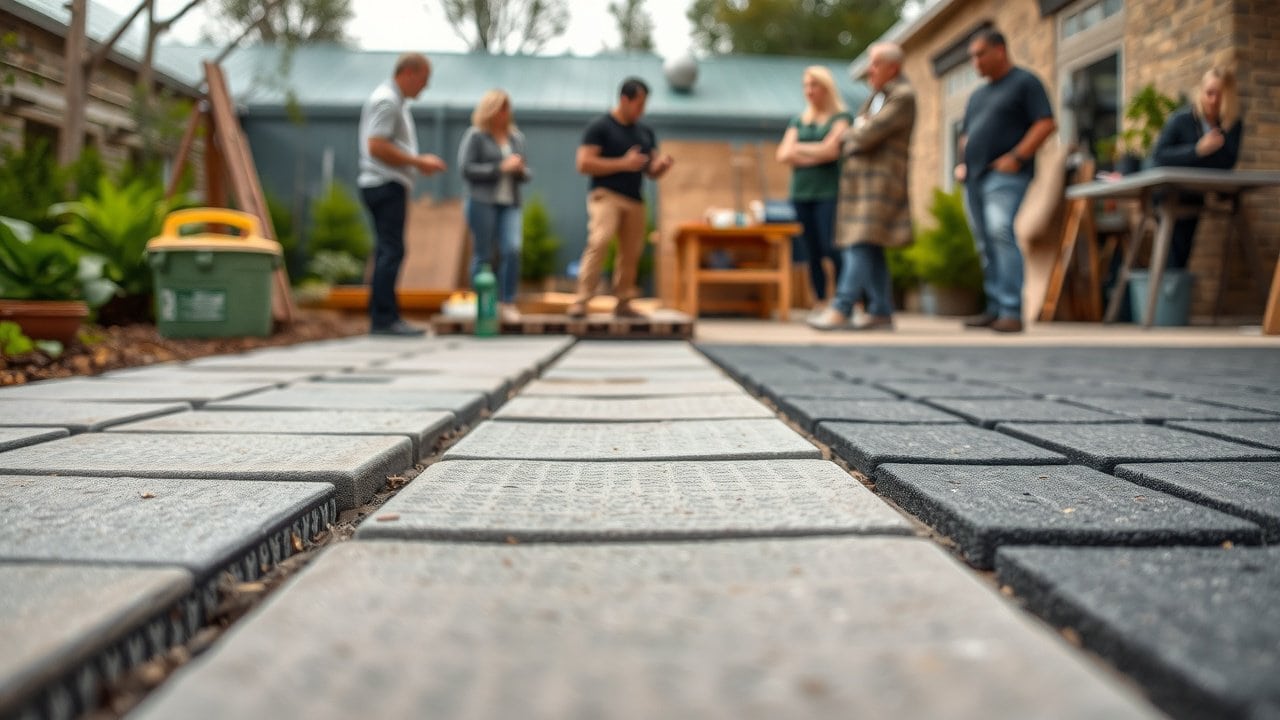 Eco-friendly paving options for DIY sustainable building projects