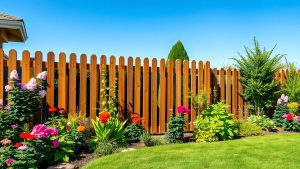 Colorful landscaping ideas for choosing the right fence for your property