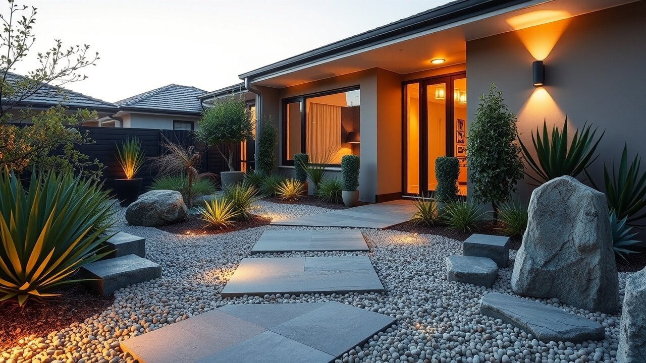 Stylish landscaping designs with native plants in Melbourne