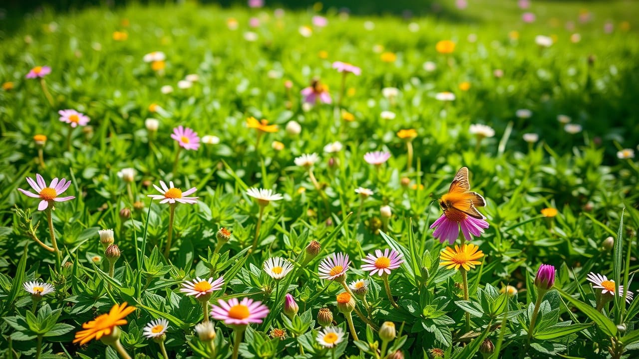 Clover as a sustainable lawn alternative for eco-friendly landscaping