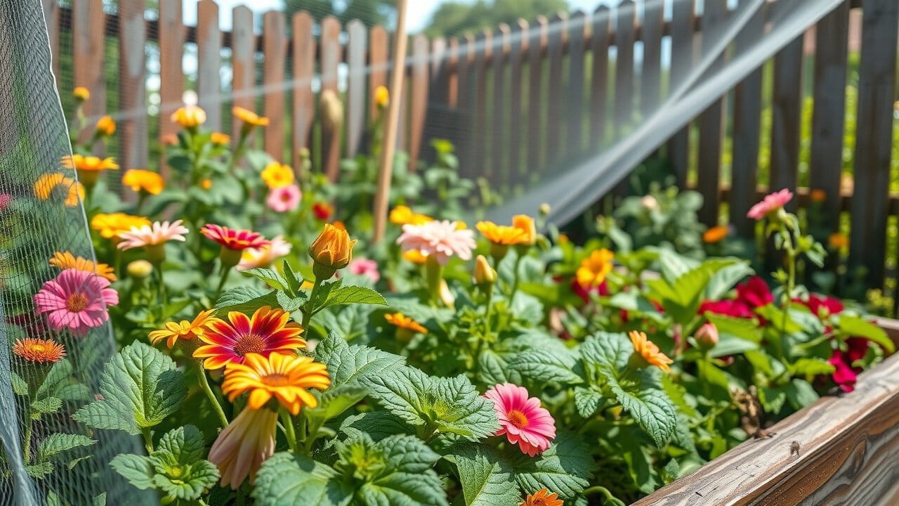 Using insect netting for effective garden pest control