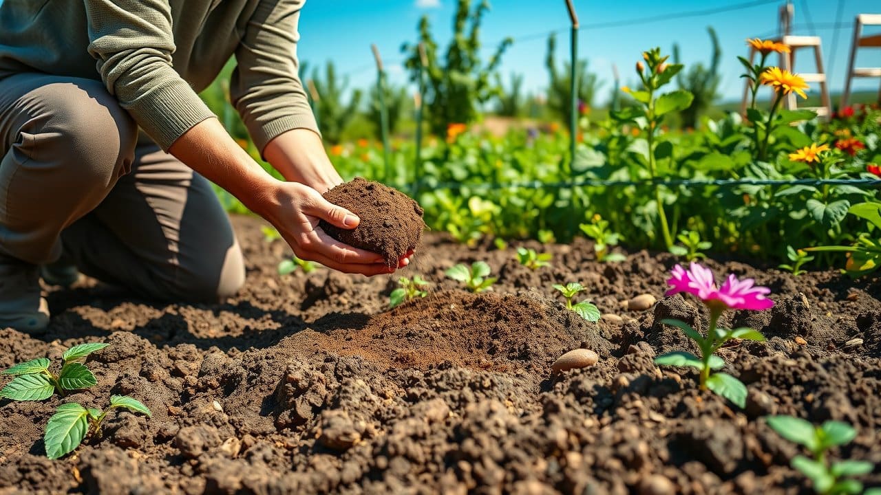 Natural fertilizers for improving soil in healthy gardens