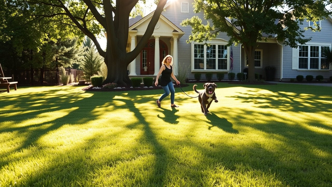 Choosing the best turf for a family-friendly lawn with pets