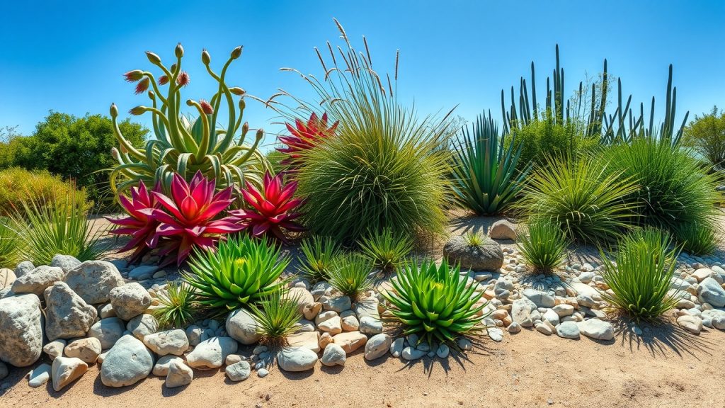 Vibrant xeriscape garden ideas for effective water wise gardening
