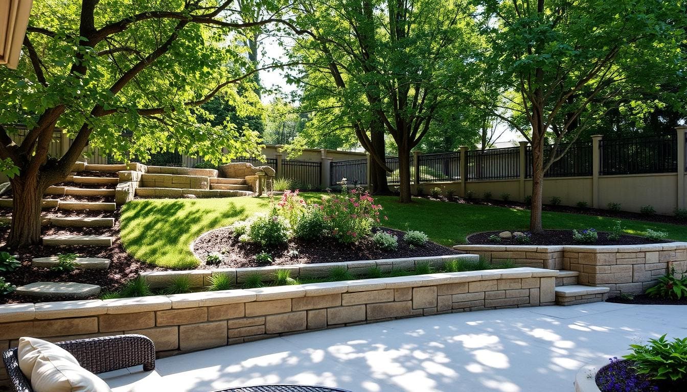 Using Retaining Walls and Fencing for Structural Impact