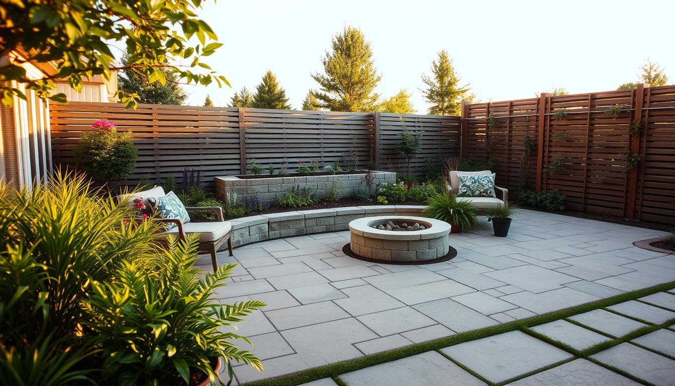 hardscaping outdoor living areas