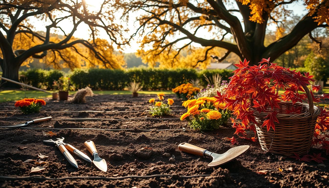 autumn garden preparation
